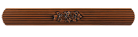Карниз "Равена " роза с поворотом орех милано 2,4 м