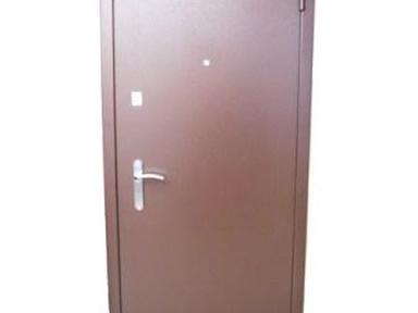 Дверь метал. П1-419С 1103 милан. орех 870 L (витрина)