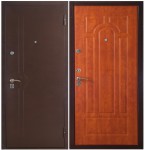 Дверь метал. 363К 1004 итал. орех 870L(витрина)