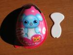 Яйцо пластик с игрушкой и шоколадом Миластики 20гр