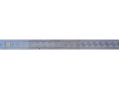 Бордюр  Пальмира стеклянный серый 5х60