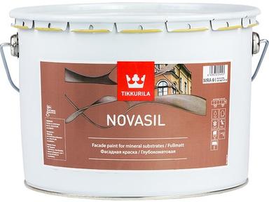 Краска фасадная Тиккурила "Новасил"9 л силикон.База А