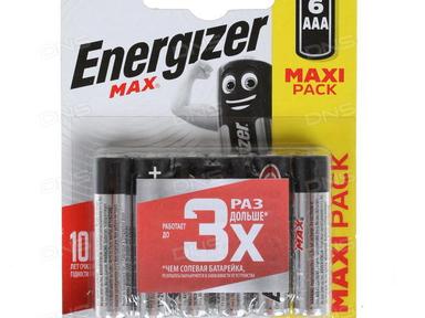 Батарейка щелочные*12 ENR MAX E92/AAА 6шт