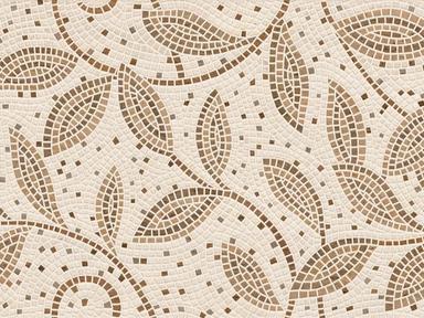 Плитка настенная Travertine mosaic коричневый 25х40