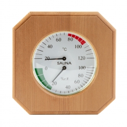 Термогигрометр 8-угольник ТН-12Л(Липа)