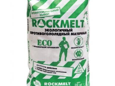 Реагент антигололедный 20кг ROCKMELT Eco  до -20С,