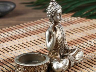 Подсвечник  будда-медитация
