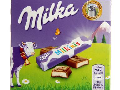 Шоколад Milka Milkinis stick, 43,75 г