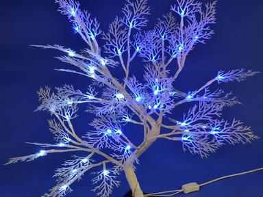 Дерево светодиодное "Морозко" ULD-T3550-054/SWA WHITE-BLUE