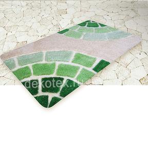 Коврик для ванной BANYOLIN SOFT PILE 60*100см Керамик 27мм зеленый