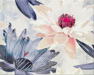 Панно  French Lake white flower ins  40x50