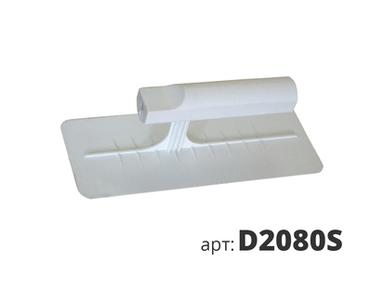 Кельма пластик д/декор.покрытий прямоугольная белая D2080S