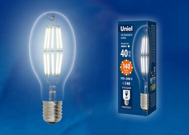 Лампа светодиодная LED-ED90-40W/NW/E40/CL GLP05TR