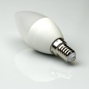 Лампа светодиодная C37-7W/4000K/E14/FR/SLS