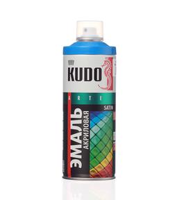 Краска аэрозоль KUDO 520мл сатин бирюзовая RAL 5021