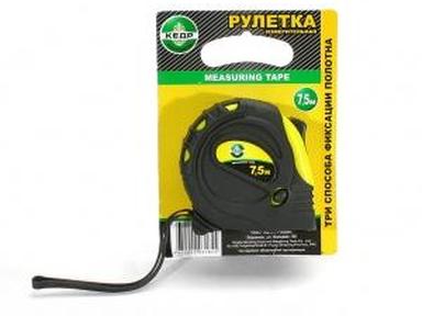 Рулетка 7,5 м (без магнита) КЕДР Рулетка 7,5 м (без магнита) КЕДР
