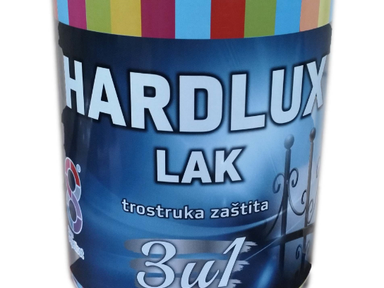 Эмаль по металлу Hardlux черная 0,75л Эмаль по металлу Hardlux черная 0,75л