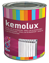 Эмаль для радиаторов KEMOLUX 0,75л белая п/глянец