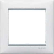 Рамка 1 -мест. белая (Legrand) 774451 Рамка 1 -мест. белая (Legrand) 774451