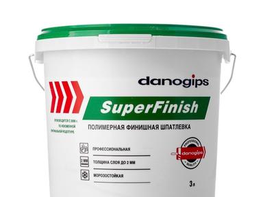 Шпатлевка готовая Danogips Super Finish 5кг-3л (Шетрок)