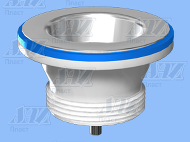 Выпуск АНИ М100 1 1/2" с нержавеющей сеткой Выпуск АНИ М100 1 1/2" с нержавеющей сеткой