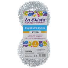 Губка металическая La Chista 2шт Губка металическая La Chista 2шт