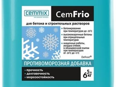 Противоморозная добавка CemFrio 5 л CEMMIX
