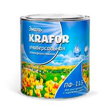 Эмаль ПФ-115 KRAFOR черная 2,7кг Эмаль ПФ-115 KRAFOR черная 2,7кг