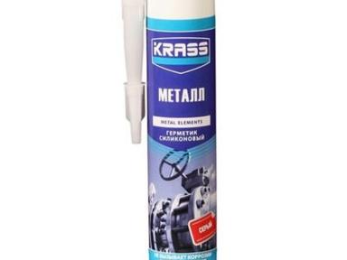 Герметик KRASS силикон для металла 300 мл бесцветный Герметик KRASS силикон для металла 300 мл бесцветный