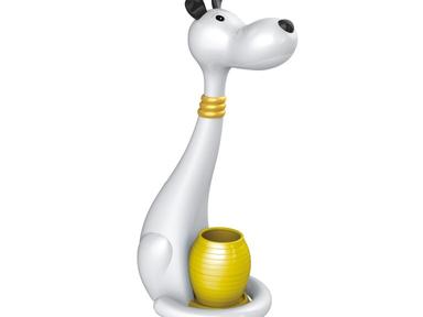 Светильник Artstyle TL-352W,белый, настольный светодиодный детский светильник, "собака Frendy", 7Вт