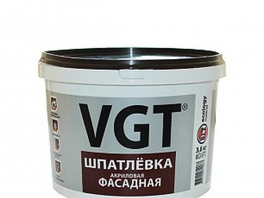 Шпатлевка готовая ВГТ фасадная акриловая 3,6кг