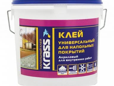 Клей для напольных покрытий универсальный KRASS 1,3кг
