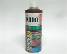 Краска аэрозоль KUDO 520мл сатин коричневая RAL 8003 Краска аэрозоль KUDO 520мл сатин коричневая RAL 8003
