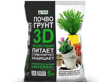 Почвогрунт "3Д" 75 л. Почвогрунт "3Д" 75 л.