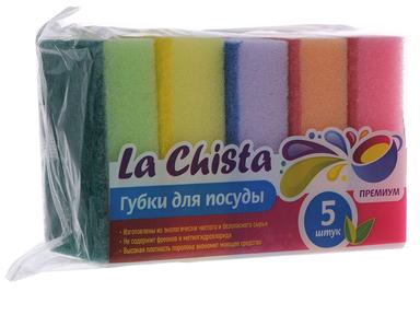 Губка 5шт"La Chista" Премиум Губка 5шт"La Chista" Премиум