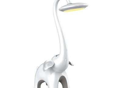 Светильник Artstyle TL-350W,белый, настольный светодиодный детский светильник, "слоненок ", 7Вт