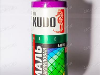 Краска аэрозоль KUDO 520мл сатин сигнально-фиолетовая RAL4008