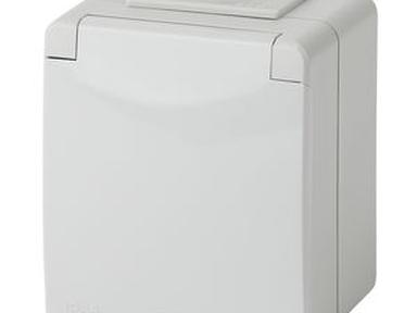 Розетка Эра 1 гн з/к,сер.11-2601-03,IP 65 Розетка Эра 1 гн з/к,сер.11-2601-03,IP 65