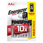 Батарейка щелочные*12 ENR MAX E91/AA 6шт