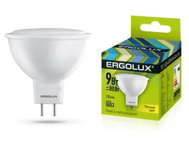 Лампа светод-ая Ergolux JCDR-9W-GU5.3-3000K.13624 Лампа светод-ая Ergolux JCDR-9W-GU5.3-3000K.13624