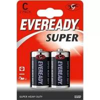 Батарейка солевая*24 EVR SUPER R14 C 2шт/бл
