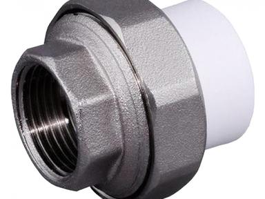 П-Муфта разъем ф40х1 1/4" вн.р. белая TEBO П-Муфта разъем ф40х1 1/4" вн.р. белая TEBO