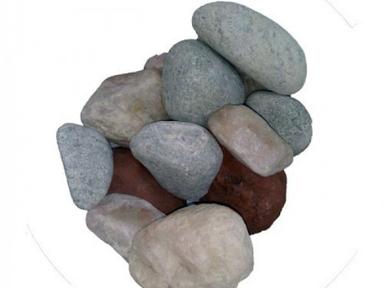 Камни для бани МИКС премиум 15кг.(яшма,кварц,жадеит)