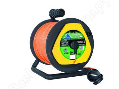 Удлинитель на катушке с выносной розеткой UG102B-140BL,б/з ПВС 2х1 10A 40м IP44 Удлинитель на катушке с выносной розеткой UG102B-140BL,б/з ПВС 2х1 10A 40м IP44
