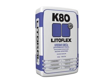 Клей для плитки Litokol Litoflex K80 серый 25 кг