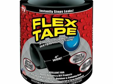Лента клейкая Flex Tape 10х152см черная