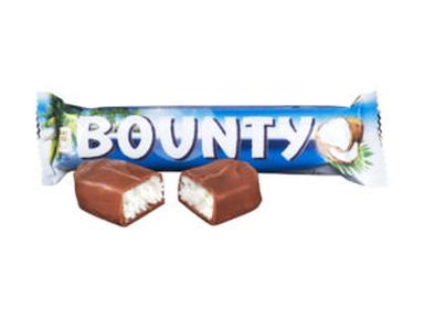 Шоколадный батончик Bounty 6х32х55г