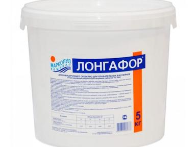 Маркопул Кемиклс/на основе хлора/ Лонгафор/ 5 кг ведро органический хлор-90% табл.200 гр.