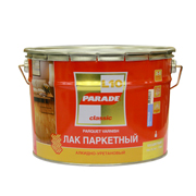 Лак паркетный PARADE алкидно-уретановый п/матовый 2,5 л L10 Лак паркетный PARADE алкидно-уретановый п/матовый 2,5 л L10