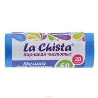 Мешки для мусора La Chista 60л/20шт синие Мешки для мусора La Chista 60л/20шт синие